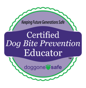 Doggone Safe Member Badge Certified Dog Bite Prevention Educator
